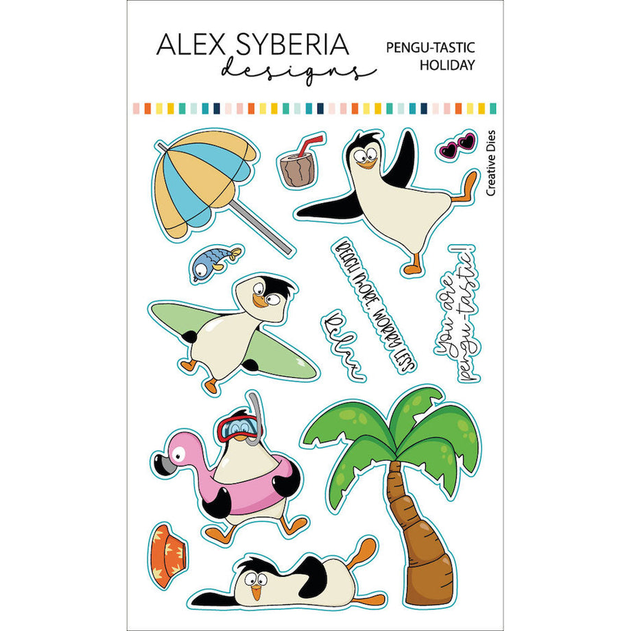 Alex Syberia Designs Pengu-tastic Holiday Die Set asdcd78