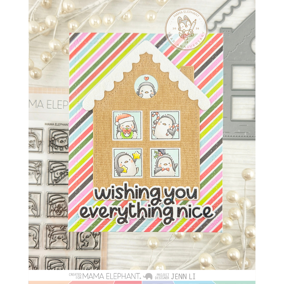 Mama Elephant Docket Lil Home Creative Cuts Steel Dies