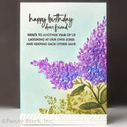 Penny Black 3D Awakening Embossing Folder 65-004 happy birthday