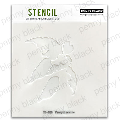 Penny Black 3D Berries Abound Layering Stencils 25-026