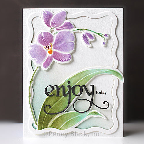 Penny Black 3D Orchid Cut Out Dies 51-893 enjoy