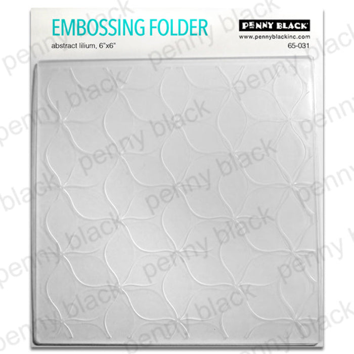 Penny Black Abstract Lilium Embossing Folder 65-031