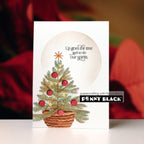 Penny Black Basketful Cling Stamp 40-935 ornaments