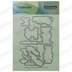 Penny Black Be Lifted Sentiments Clear Stamp and Die Set product image 2