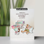 Penny Black Bear Care Clear Stamp and Die Set little nurse
