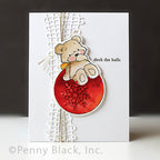 Penny Black Bearnaments Cut Out Dies 51-835 deck the halls