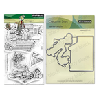 Penny Black Beary Good Clear Stamp and Die Set