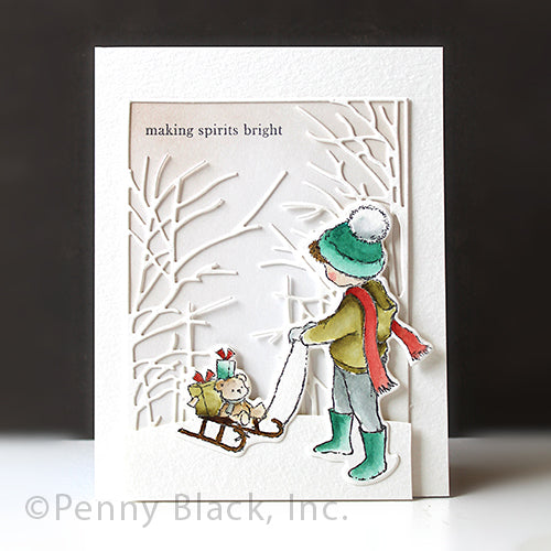 Penny Black Beary Good Clear Stamps 31-072 sled