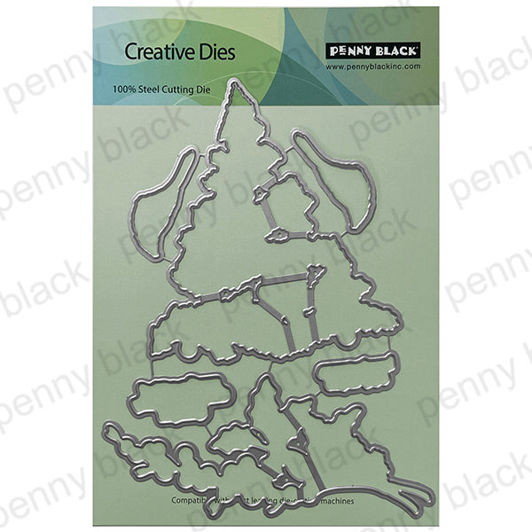 Penny Black Berry, Bird and Tree Clear Stamp and Die Set product image 2