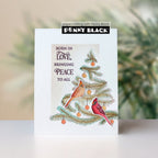 Penny Black Berry, Bird, and Tree Cut Out Dies 52-056 cardinals in tree card
