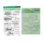 Penny Black Beyond Grateful Clear Stamp and Die Set