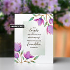 Penny Black Blooming Thoughts Clear Stamps 31-194 friendship