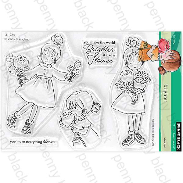 Penny Black Brighter Clear Stamp and Die Set image 1