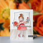 Penny Black Brighter Clear Stamps 31-224 red dress