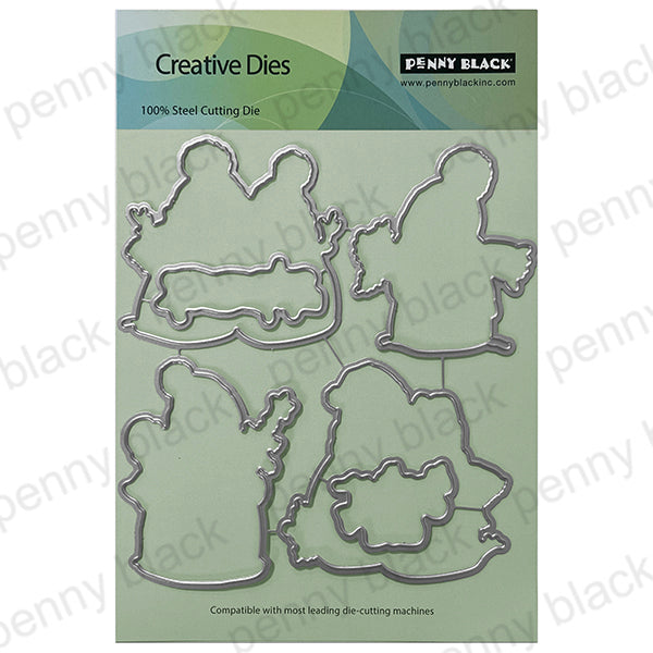 Penny Black Bundled Snowman Clear Stamp and Die Set product image 2