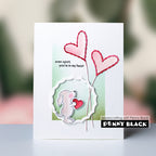 Penny Black Burst Thin Metal Creative Dies 51-944 hearts