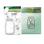 Penny Black Canning Jar Clear Stamp and Die Set