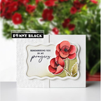 Penny Black Cardinal Liquid Watercolor 75-031 poppies