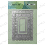 Penny Black Castellation Frame Dies 52-035