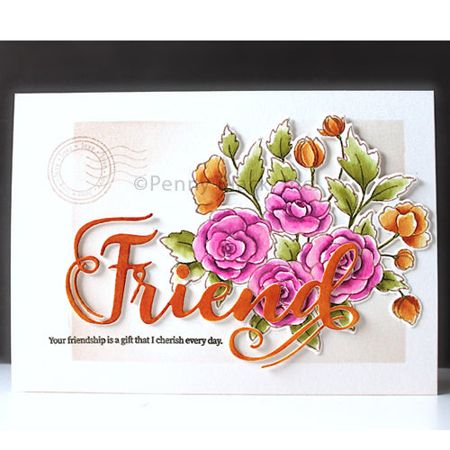 Penny Black Cherish Builder Clear Stamps 31-120 friend