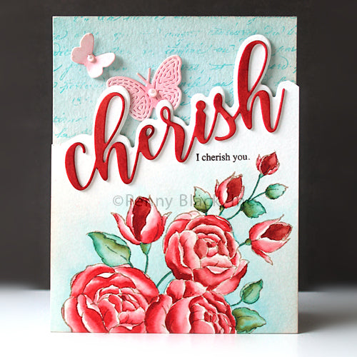 Penny Black Cherish Edger Dies 51-880 flowers