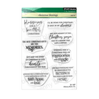 Penny Black Christmas Blessings Clear Stamps 31-167