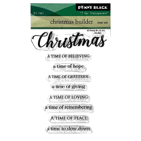 Penny Black Christmas Builder Clear Stamps 31-161