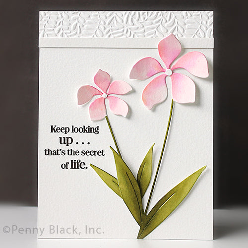 Penny Black Company Of Flowers Dies 51-909 pink