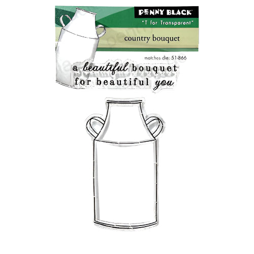 Penny Black Country Bouquet Clear Stamp and Die Set product image 1