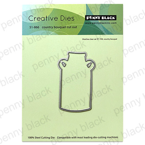 Penny Black Country Bouquet Clear Stamp and Die Set product image 2