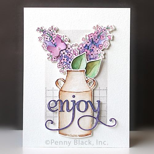 Penny Black Country Bouquet Clear Stamps 31-106 enjoy