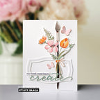 Penny Black Create Beauty Clear Stamp and Die Set create beauty