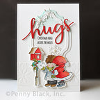 Penny Black Cuddle Up Cut Out Dies 51-848 hugs