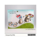 Penny Black Curved Stitch Thin Metal Creative Dies 51 435 hedgehog