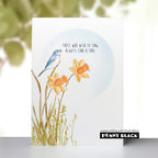 Penny Black Daffodil Days Clear Stamps 31-199 blue bird
