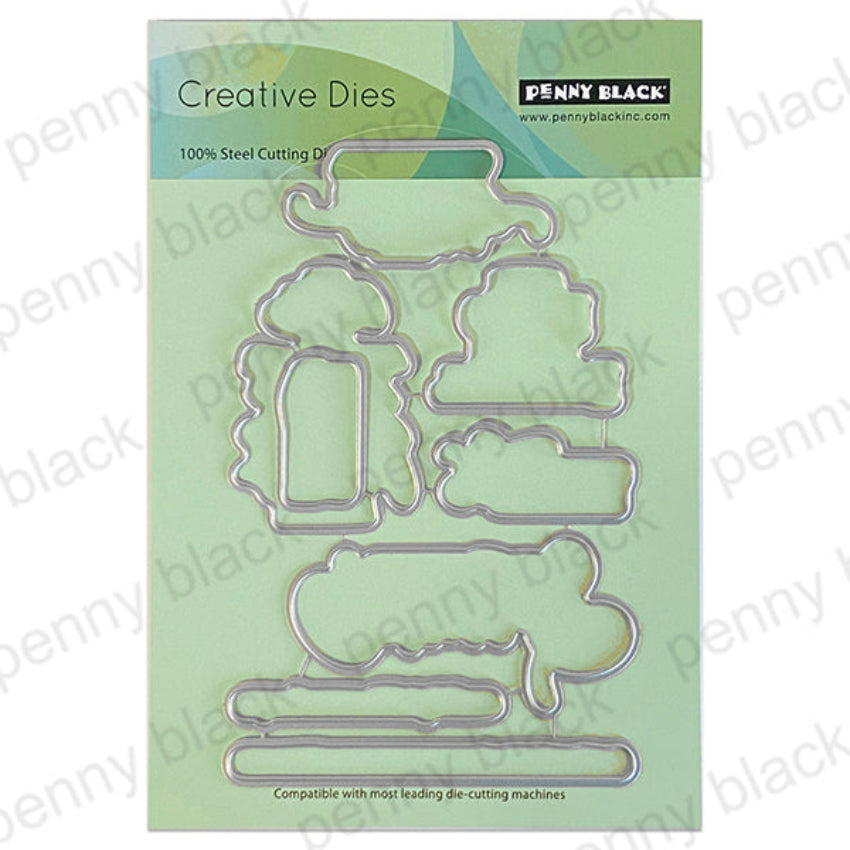 Penny Black Dear Friend Cut Outs Coordinating Dies 52-016