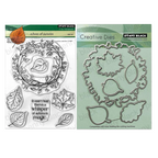 Penny Black Echoes of Autumn Clear Stamp and Die Set