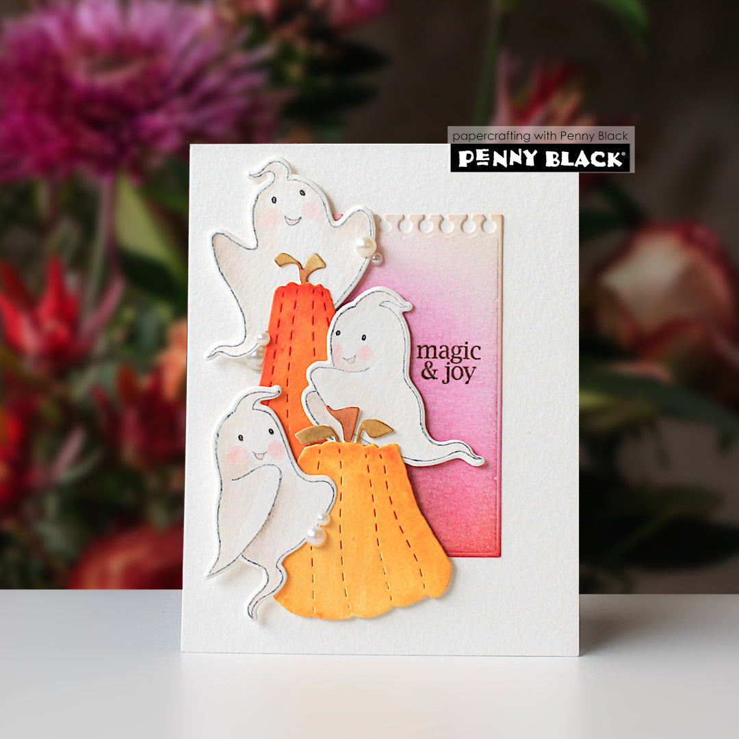 Penny Black Fab-Boo-Lous Clear Stamps 31-168 ghosts
