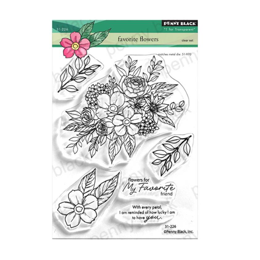 Penny Black Favorite Flowers Clear Stamps 31-226 – Simon Says Stamp