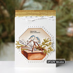 Penny Black Feathered Friendship Clear Stamps 31-170 basket