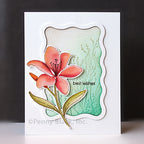 Penny Black Finest Petals Clear Stamps 31-138 best wishes