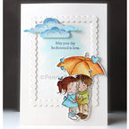 Penny Black Flood of Hearts Cut Out Coordinating Dies 51-887 rain