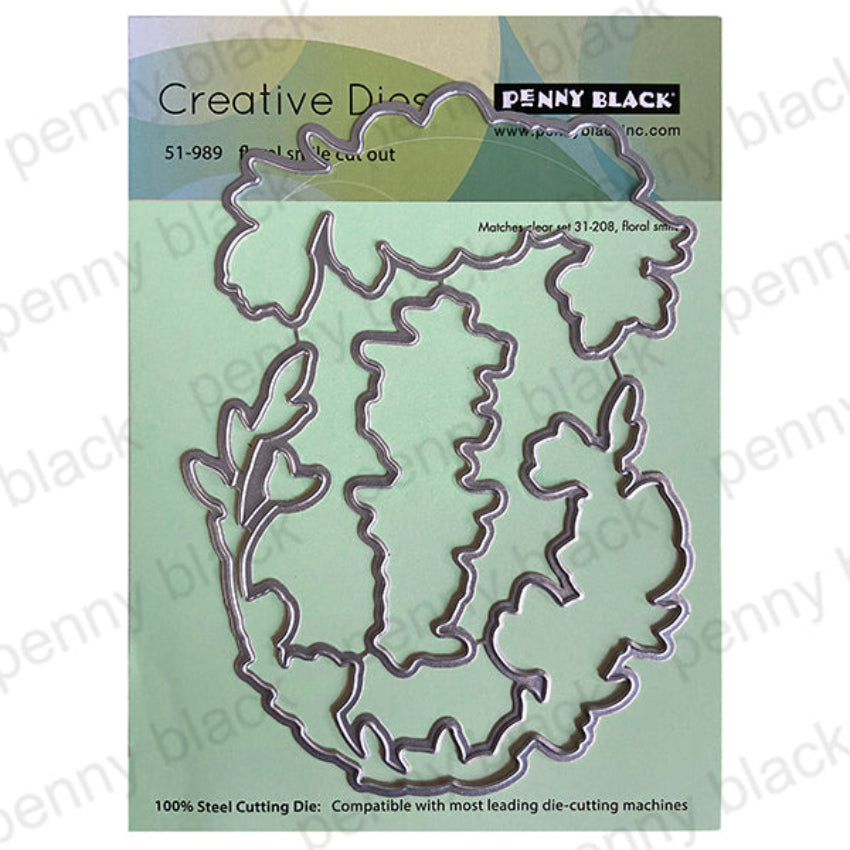 Penny Black Floral Smile Cut Out Coordinating Dies 51-989
