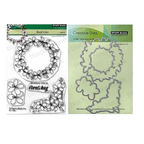 Penny Black Floral Vines Clear Stamp and Die Set