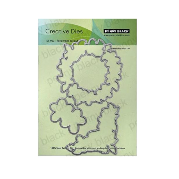 Penny Black Floral Vines Cut Out Dies 51-907