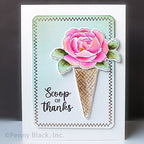 Penny Black Flower Scoops Cut Out Dies 51-890 thanks