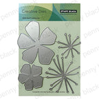 Penny Black Flowering Thin Metal Creative Dies 51-912