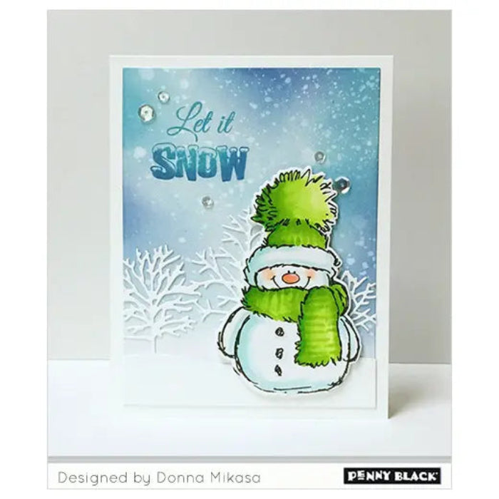 Penny Black Frosty's Snow Thin Metal Creative Dies 51 266 let it snow card