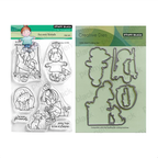 Penny Black Fur-Ever Friends Clear Stamp and Die Set