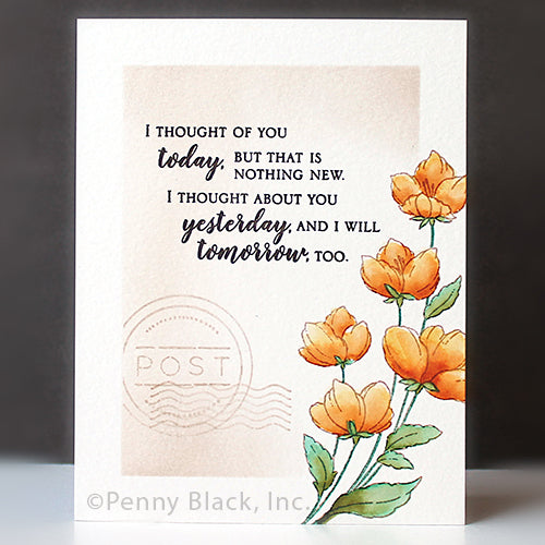 Penny Black Garden Trio Clear Stamps 31-136 postage